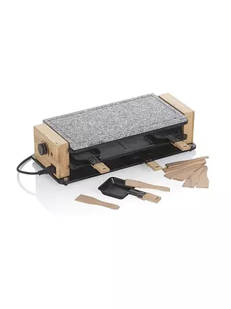 KELA | Raclette Hot Stone BEDRETTO für 8 Personen Granit / Holz | 